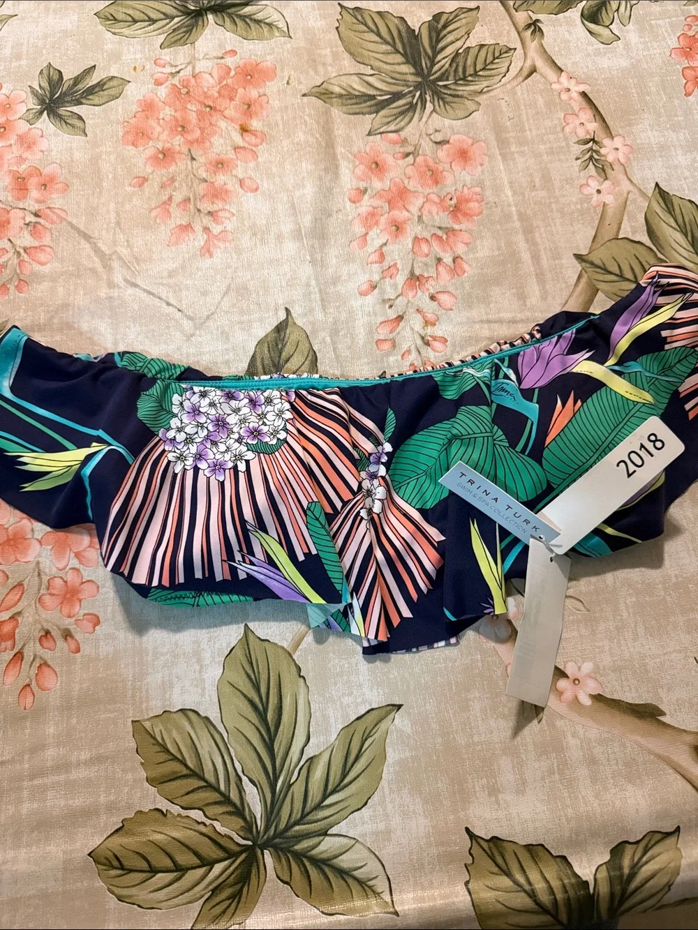Trina Turk navy bandeau